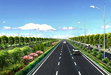 吳江南北干線路基標(biāo)準(zhǔn)橫斷面（春季）