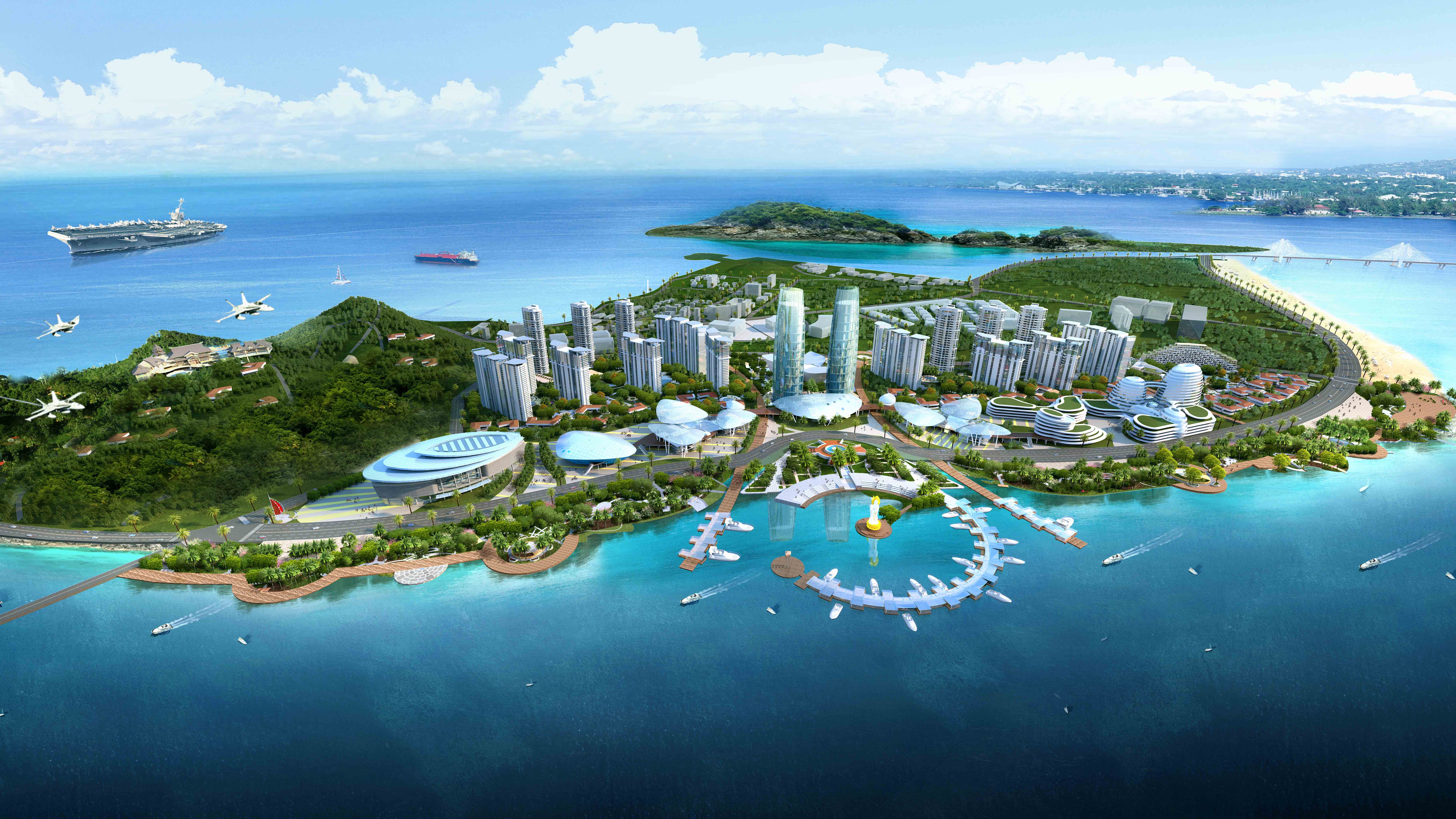 中國汕頭萊蕪島片區(qū)概念設(shè)計